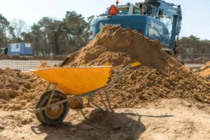 Unibouw op bouwplaats